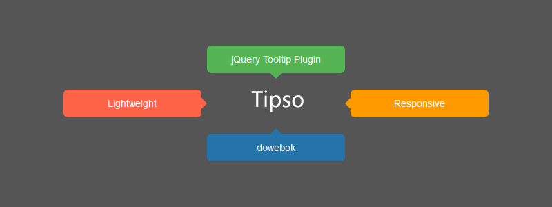 jQuery消息提示框插件Tipso