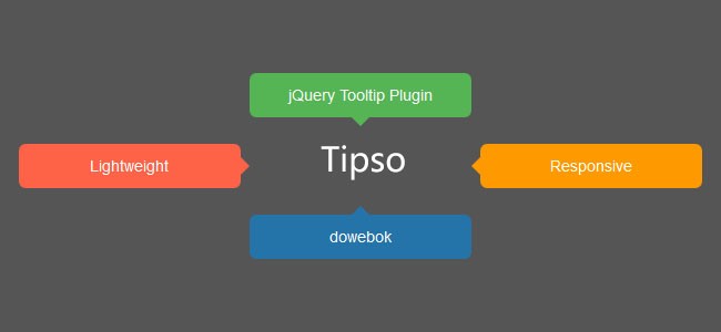 jQuery鼠标悬停弹出消息提示框Tipso插件