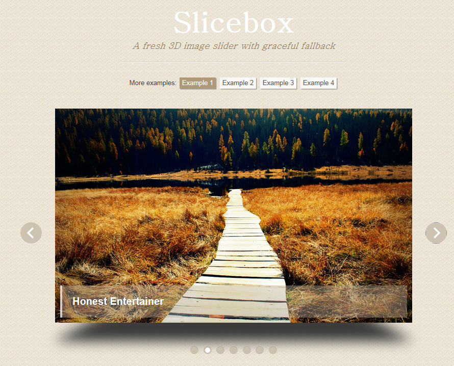 3D切换效果slicebox焦点图