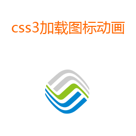 css3 animation网页logo图片加载动画特效