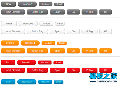 漂亮的CSS3按钮样式集合源码免费下载