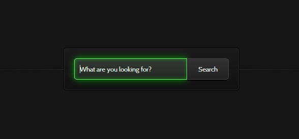 HTML5CSS3发光搜索表单 超酷CSS3表单