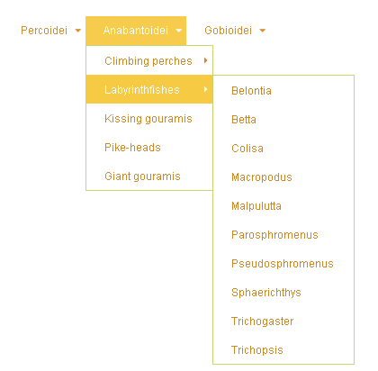 js mootools框架制作竖直滑动三级下拉菜单导航代码